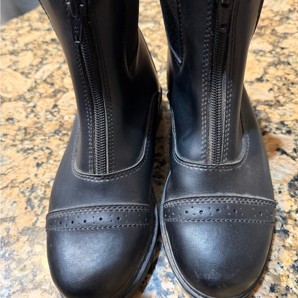 Child’s Equestrian paddock boots size 2 black Tuff Rider brand - Picture 1 of 6